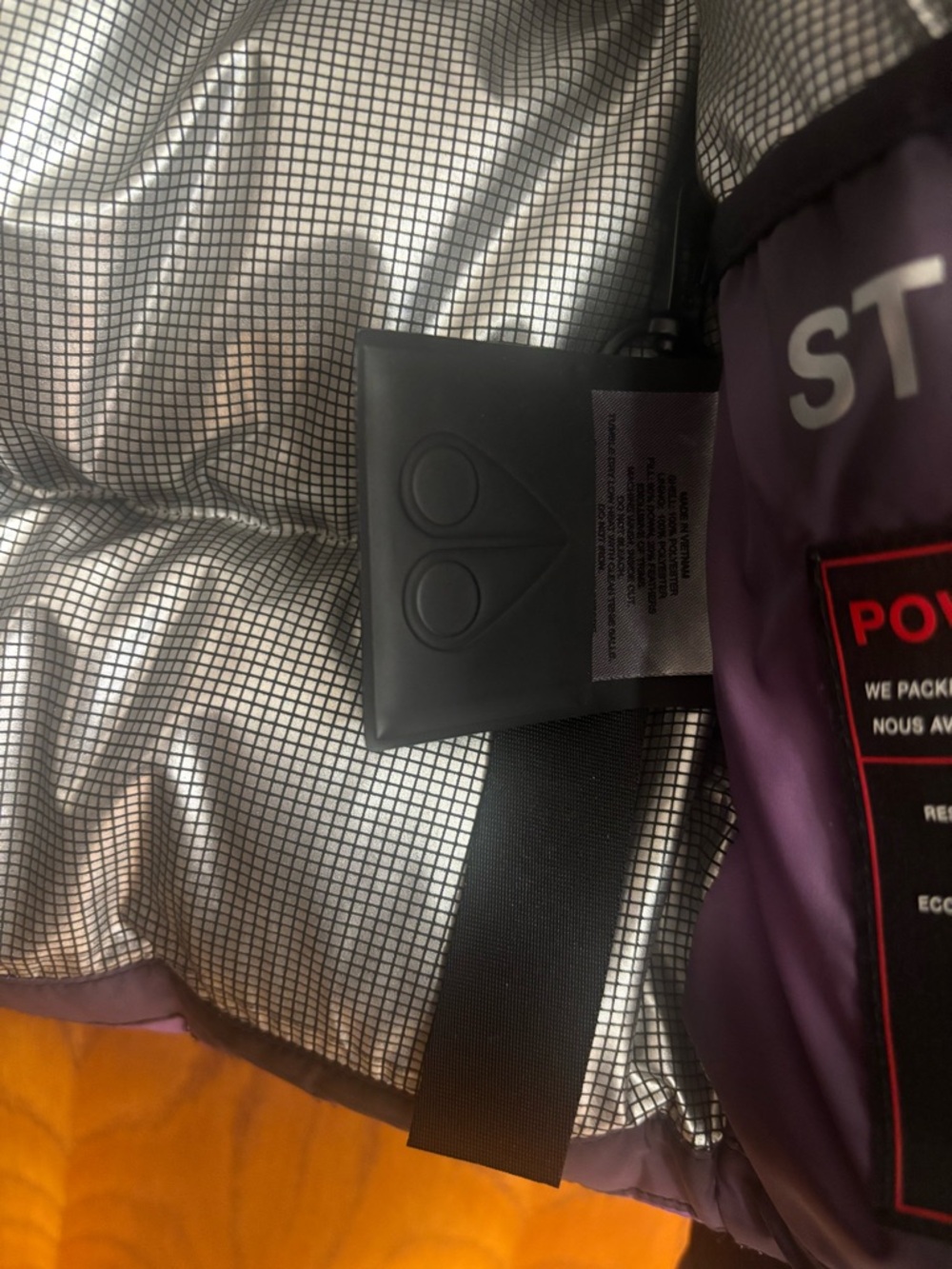 Moose Knuckles Power Puff Thudaka Puffer Jacket In Arctic Violet - Picture 3 of 11